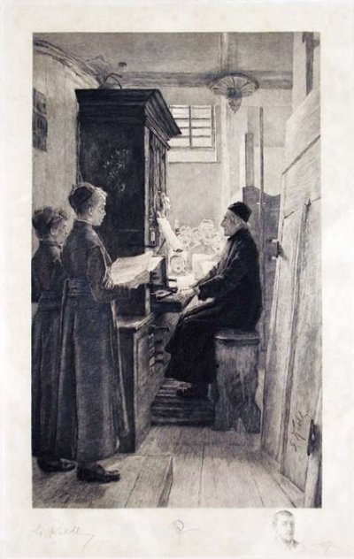 Church Choir by Gotthardt Johann Kuehl